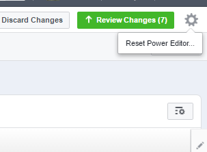Trouble shooting facebook  power editor