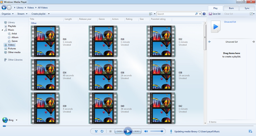 Воспроизвести VOB файлы с Windows Media Player