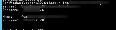 Nslookup 