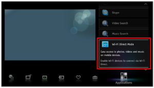 Включить Wi-Fi-директ на ТВ Sony