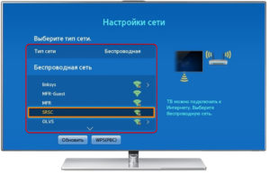 Подключение телевизора Samsung к сети