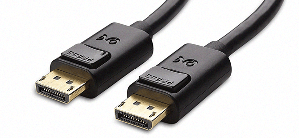 Асимметричные разъёмы на кабелях формата DisplayPort