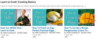 Видео о базовых правилах приготовления пищи