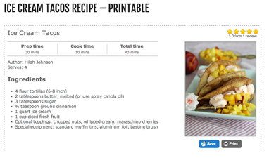 Рецепт Hilah, который можно распечатать