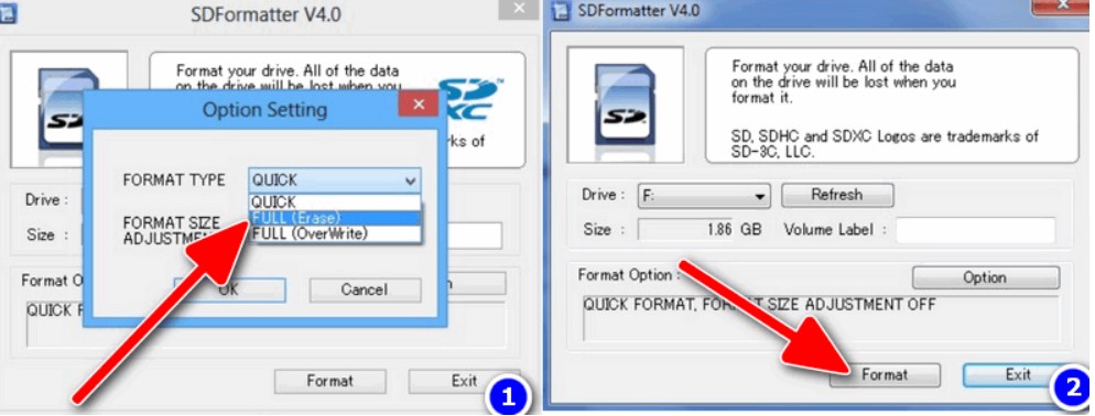 Форматирование sd карты. SD Formatter форматирование. Как правильно форматировать MICROSD. Программа для форматирования SD. Как отформатировать SD карту.