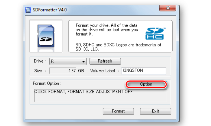 SDFormatter – программа №1 для низкоуровневого форматирования