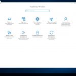Окно «параметры Windows»