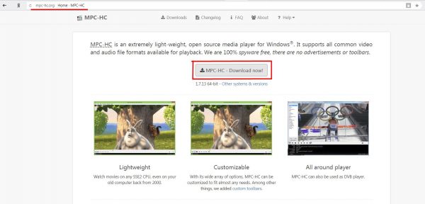 Официальный сайт Media Player Classic