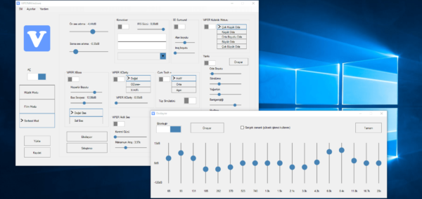 Окно Viper4Windows