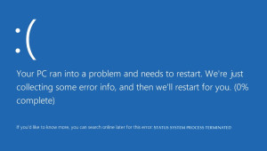Синий экран смерти Windows 8.1