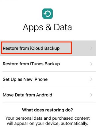 восстановить контакты из icloud