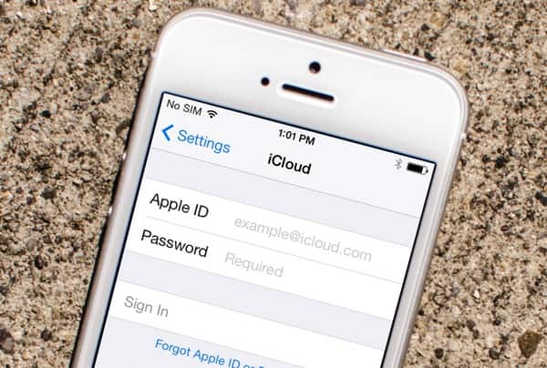 Подтвердите свою учетную запись iCloud