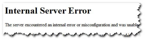 perl cgi 500 internal server error