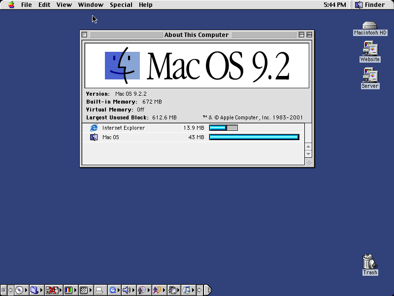 MacOS 9.2.2