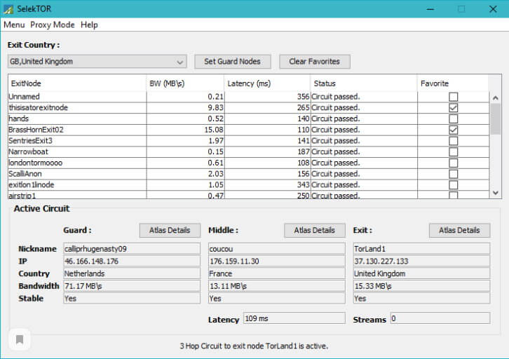 Селектор Тор