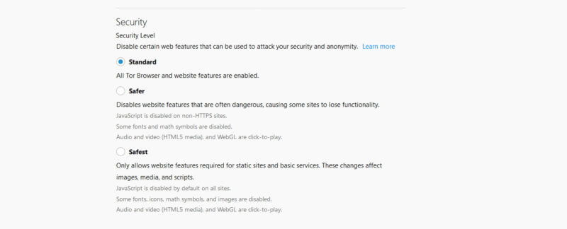 Уровни защиты
