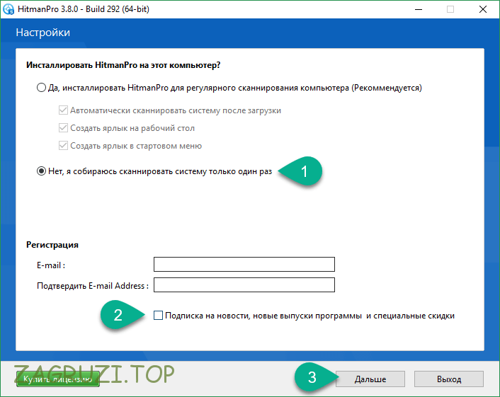 Отказ от подписки