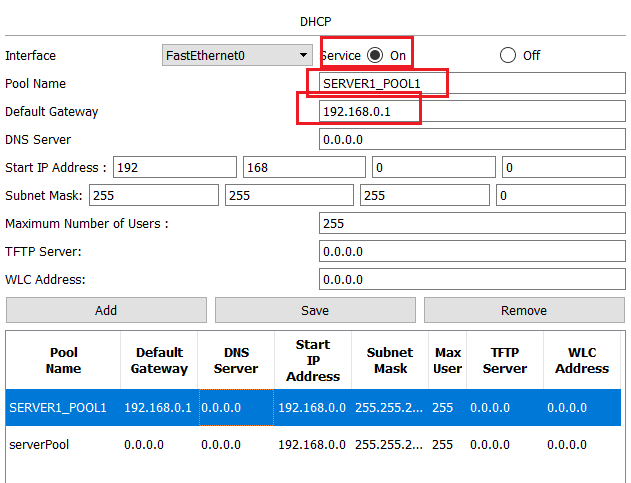 9.2.5 Продолжаем настраивать DHCP сервер